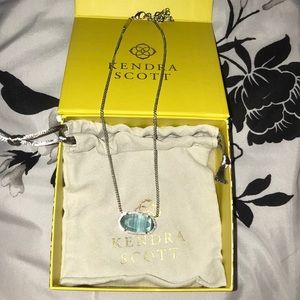 blue Kendra Scott necklace